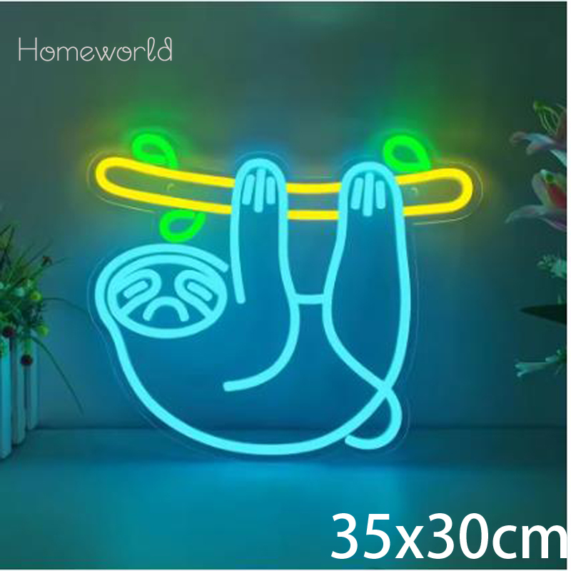 Party Games Switch 1 - Bradipo LED Neon Light insegna interruttore