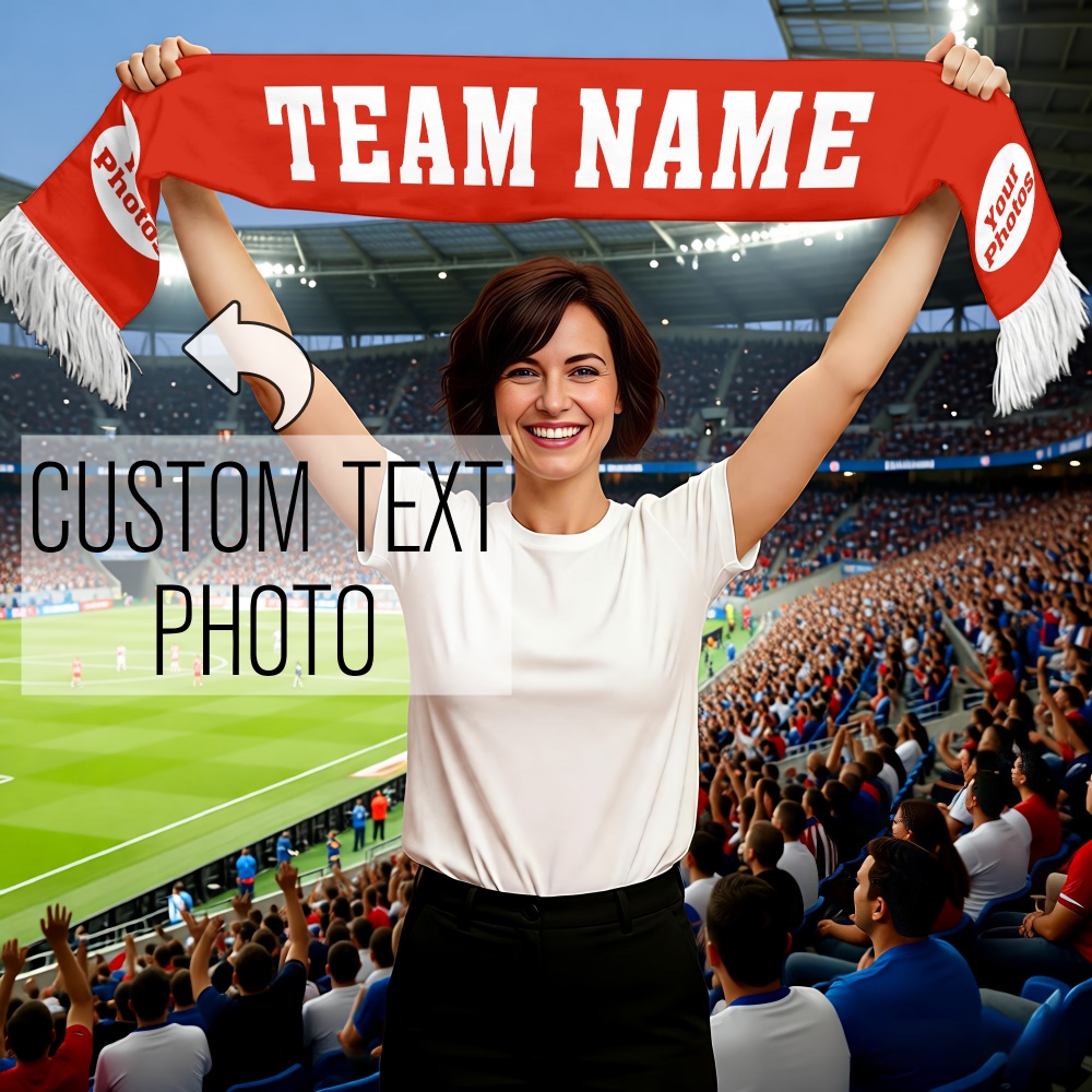 Party Games Name - Sciarpa Personalizzata per Tifosi - Personalizzabile