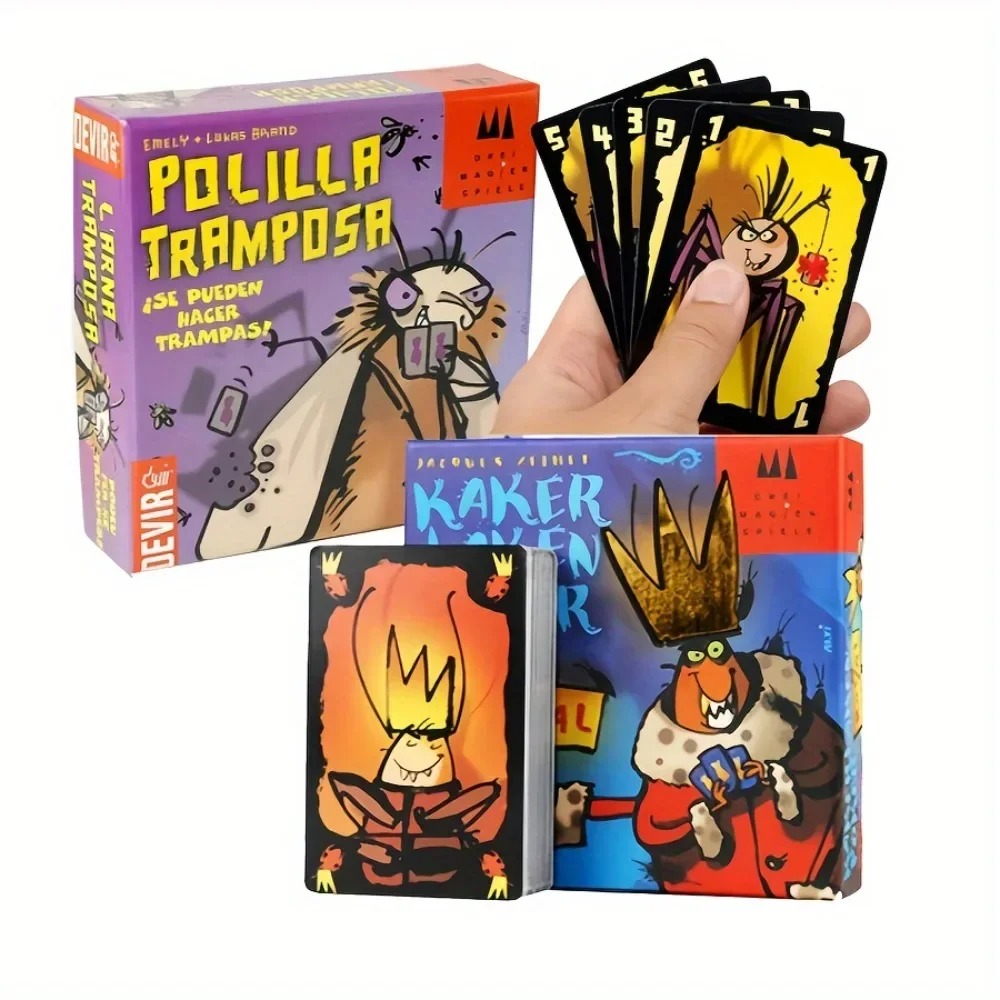 Party Games In Spanish - Polilla Tramposa Español Gioco di carte
