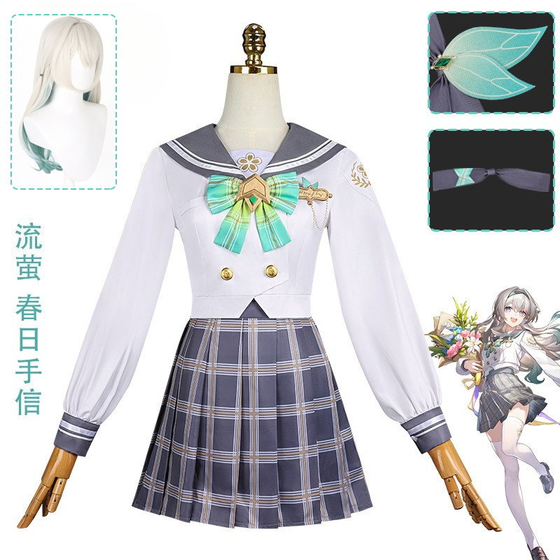 Party Games Name - Disponibile Firefly Costume Cosplay Parrucca Honkai