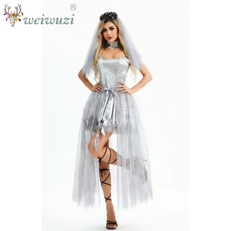 Abito da sposa con teschio spa - Zombie Party Games For Adults recensione e prezzo