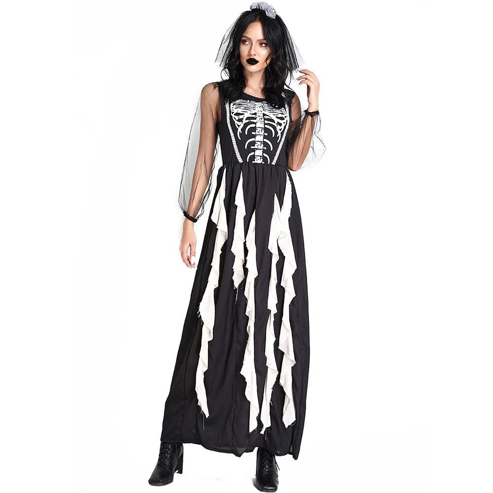 Costume da sposa con teschio s - Zombie Party Games For Adults recensione e prezzo