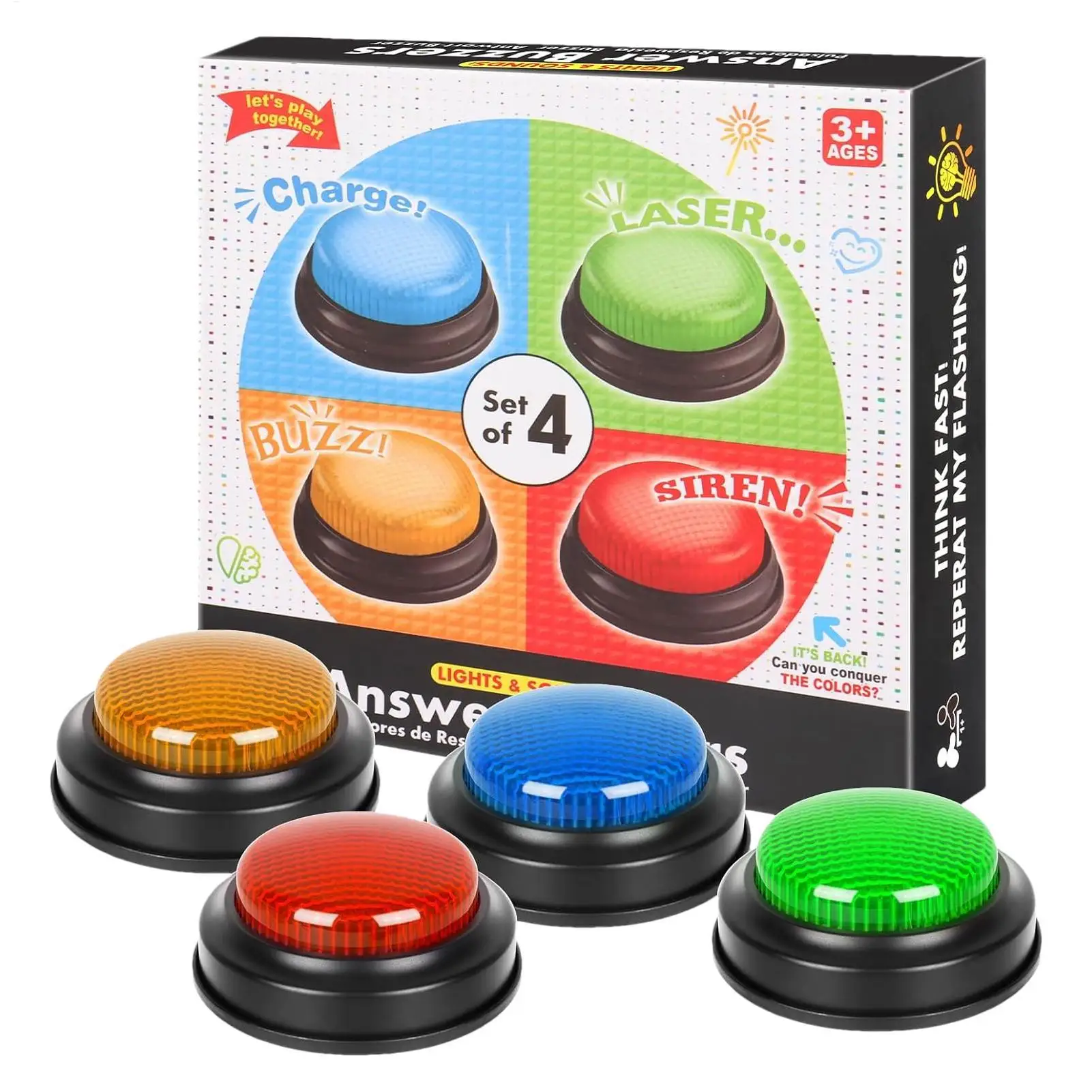Buzzer per Giochi, Set di 4 Pu - Party Games Easter recensione e prezzo